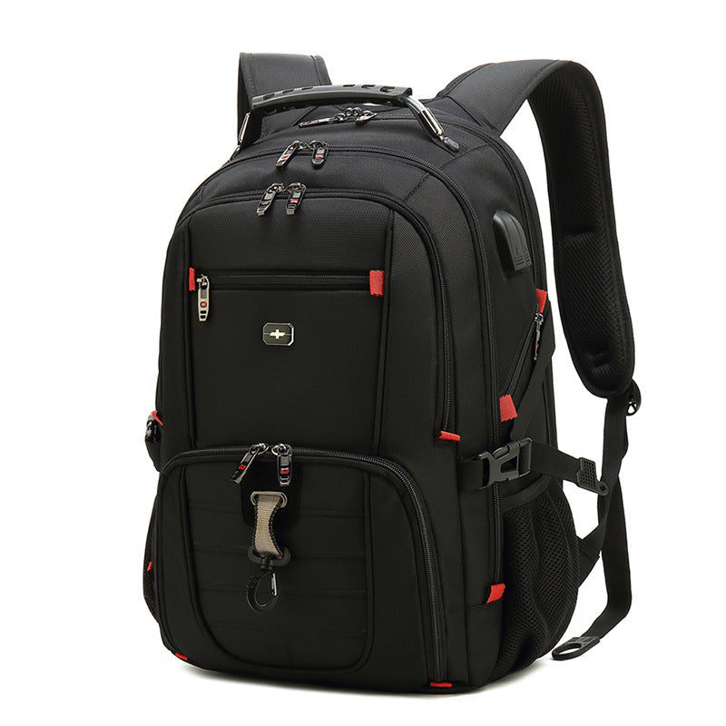 Rechargeable Multifunctional Waterproof Hard-wearing Large Capacity Backpacks