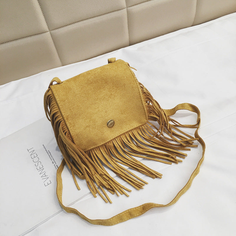 Children's Fashion Tassel Korean Mini Boys Children's Shoulder Bags