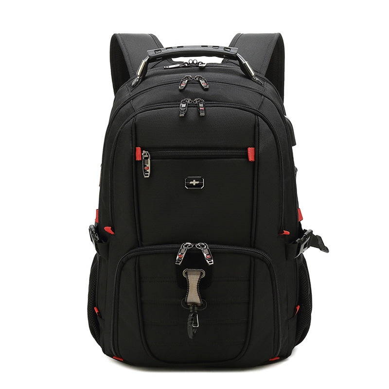 Rechargeable Multifunctional Waterproof Hard-wearing Large Capacity Backpacks