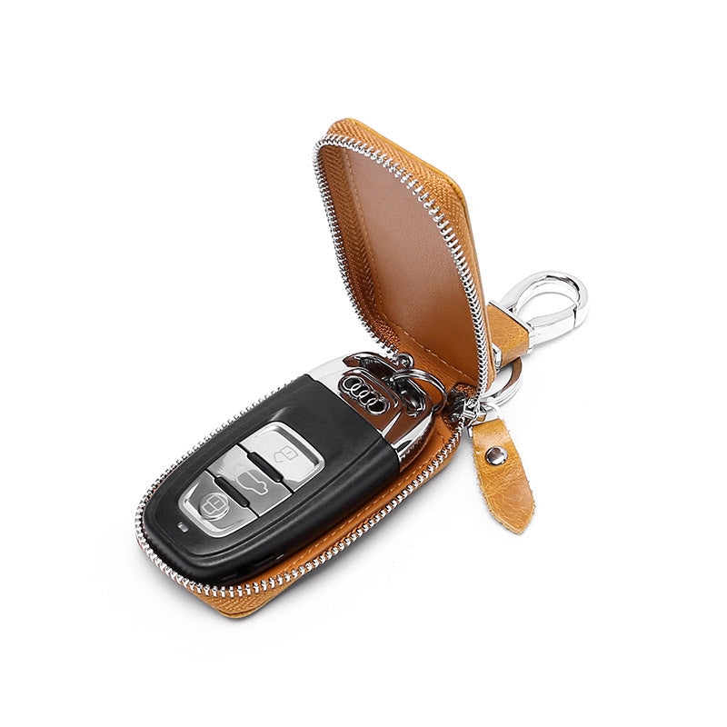 General-purpose Steam Car Leather Protective Retro Key Bags