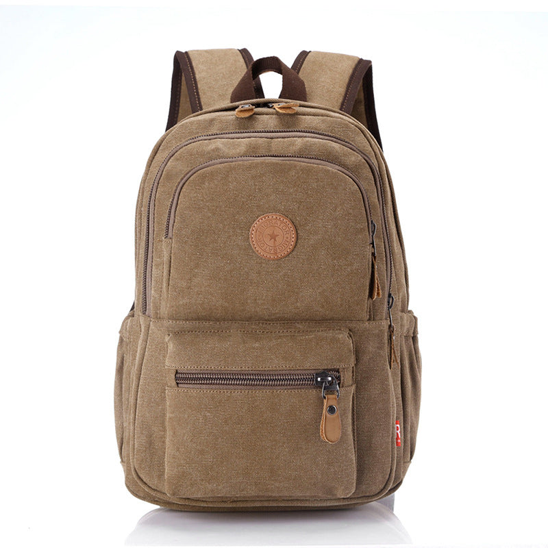 Women's Graceful Canvas Washed Male Computer Backpacks