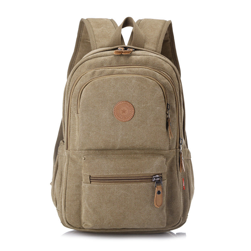 Women's Graceful Canvas Washed Male Computer Backpacks