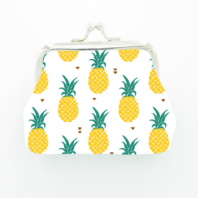 Printed Fruit Cute Stable Continuous Goods Coin Purses