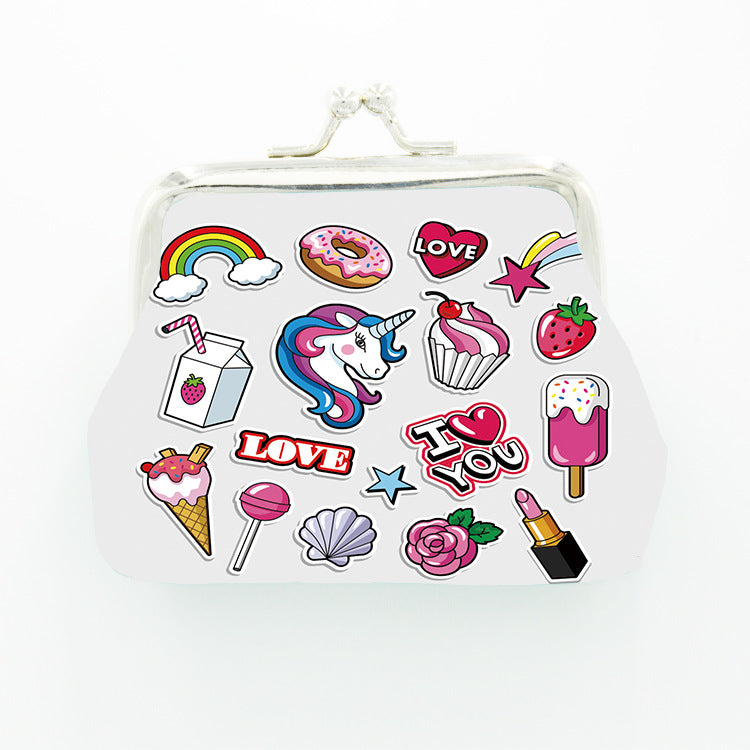 Women's & Children's & Cute Unicorn Hand Mini Gift Coin Purses