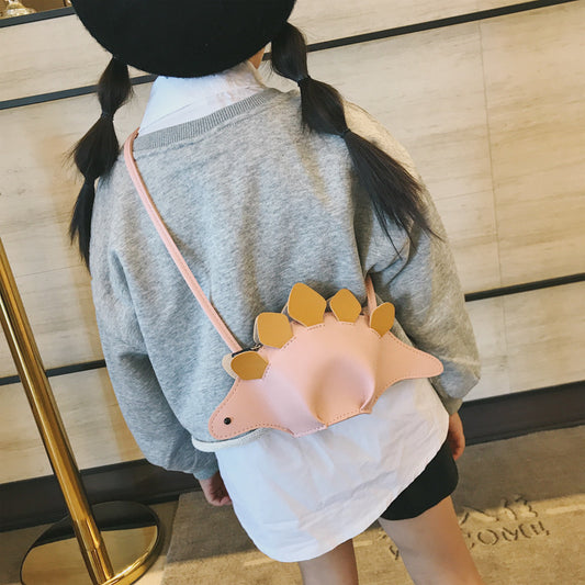 Children's Cartoon Styling Dinosaur Male Female Personality Children's Shoulder Bags