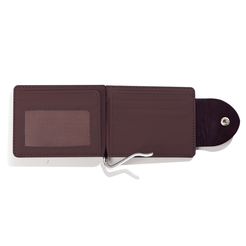 Men's Leather Short Fashion Usd Korean Men's Wallets