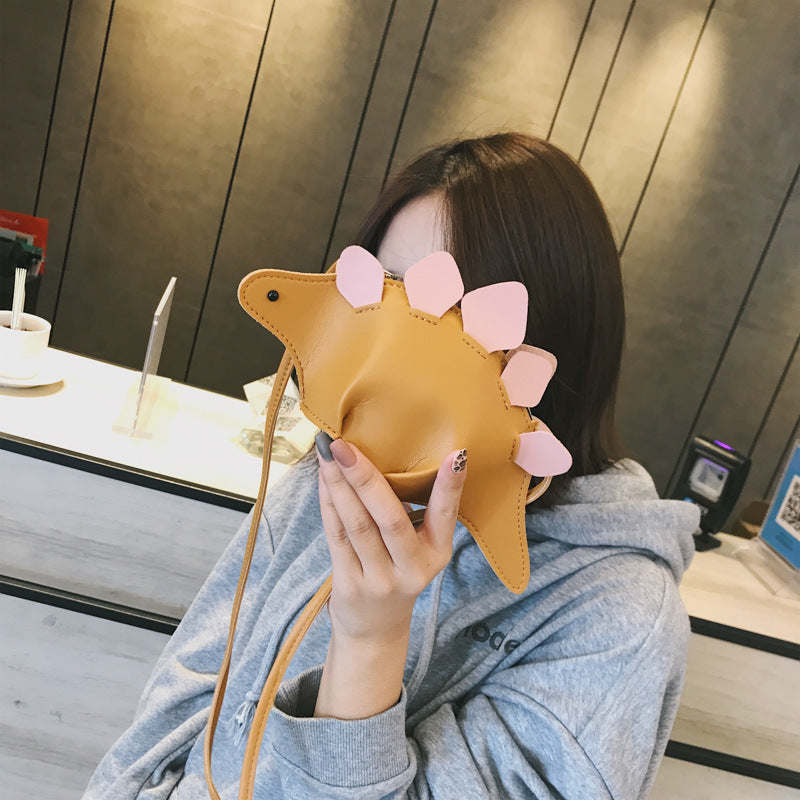 Children's Cartoon Styling Dinosaur Male Female Personality Children's Shoulder Bags