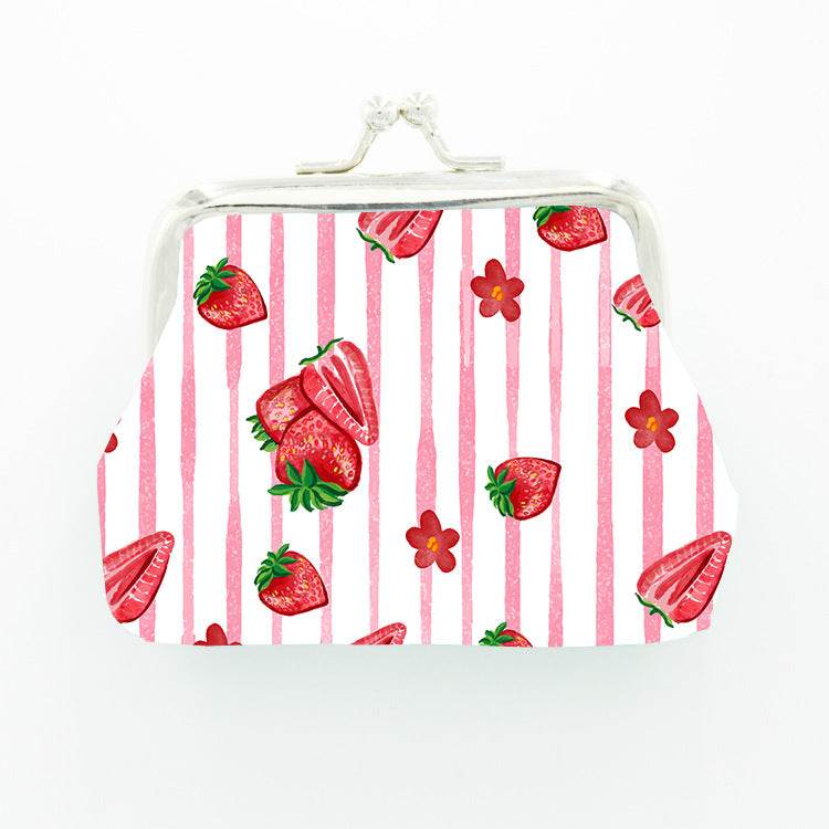 Printed Fruit Cute Stable Continuous Goods Coin Purses