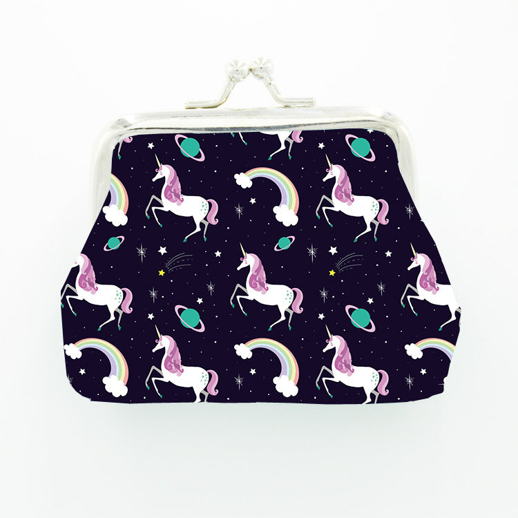 Women's & Children's & Cute Unicorn Hand Mini Gift Coin Purses