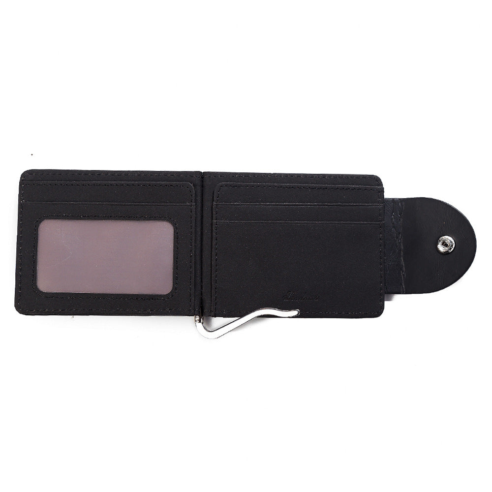 Men's Leather Short Fashion Usd Korean Men's Wallets