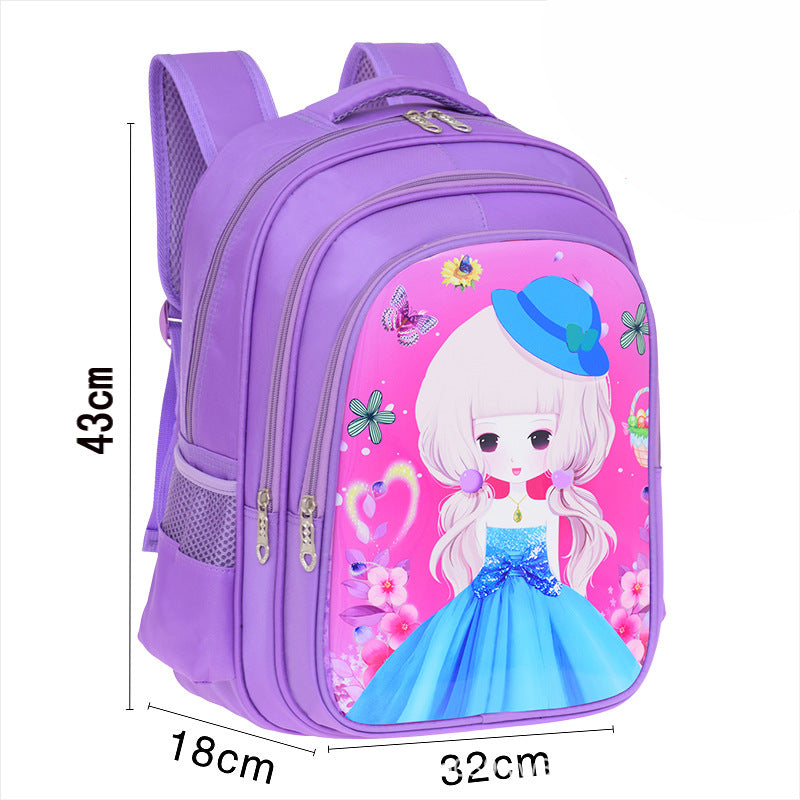 Children's Cartoon Cute Princess Series Korean Style Backpacks