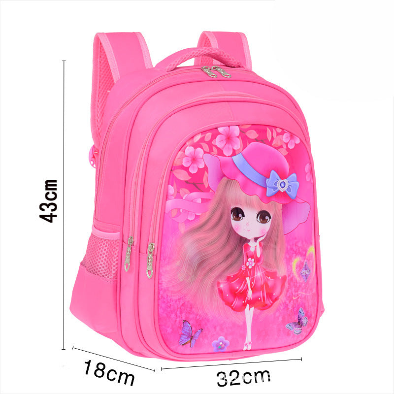 Children's Cartoon Cute Princess Series Korean Style Backpacks