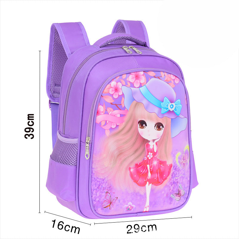 Children's Cartoon Cute Princess Series Korean Style Backpacks