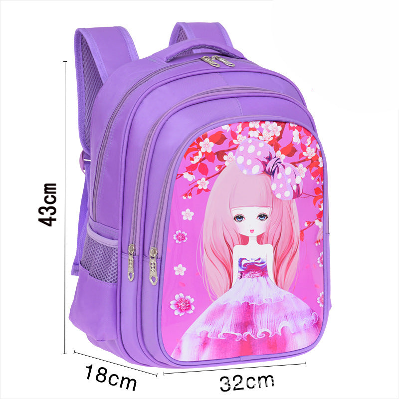 Children's Cartoon Cute Princess Series Korean Style Backpacks