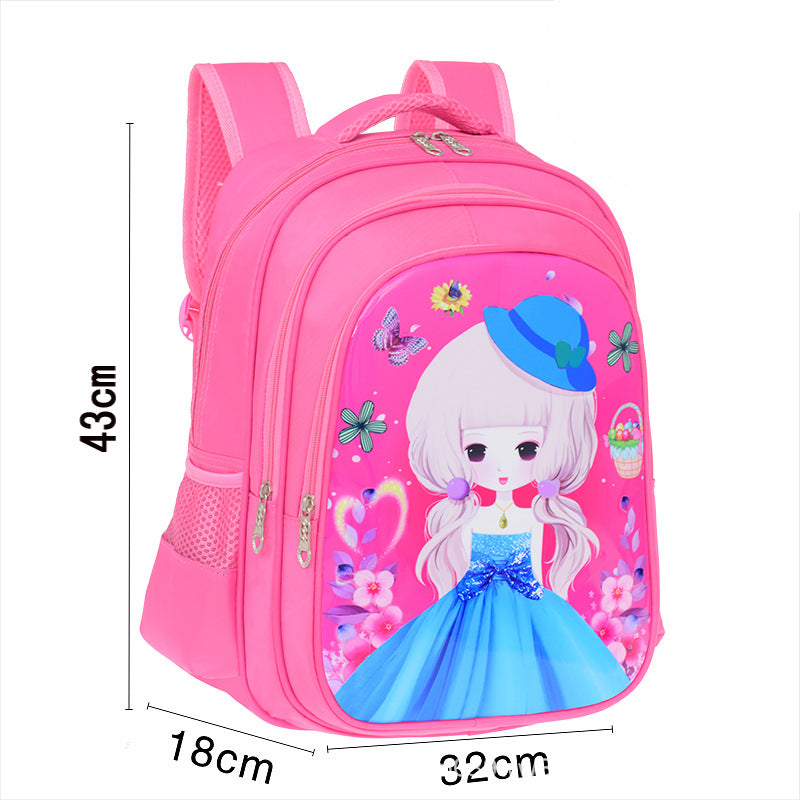 Children's Cartoon Cute Princess Series Korean Style Backpacks