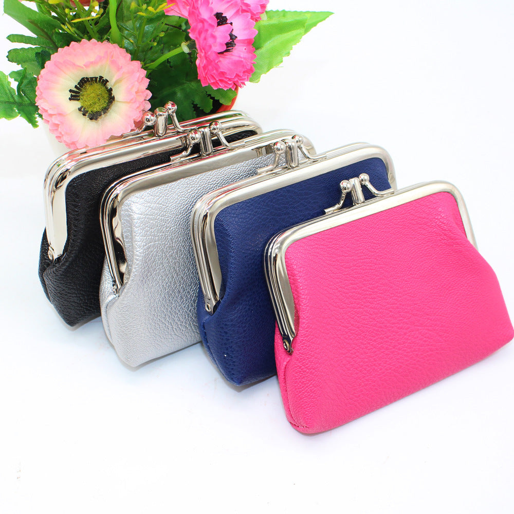 Women's Short Small Fresh Candy Color Coin Purses