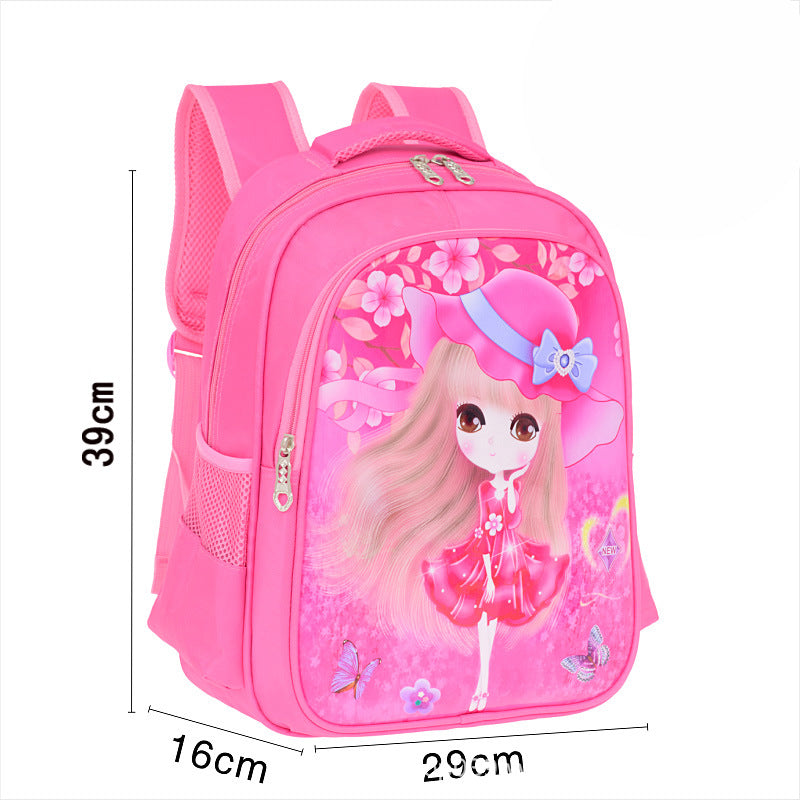 Children's Cartoon Cute Princess Series Korean Style Backpacks