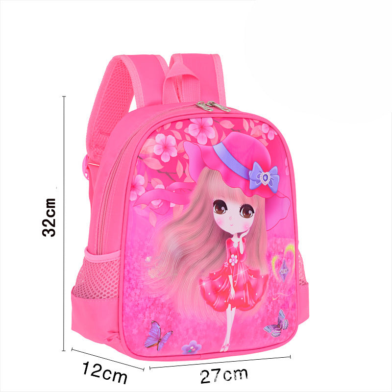 Children's Cartoon Cute Princess Series Korean Style Backpacks