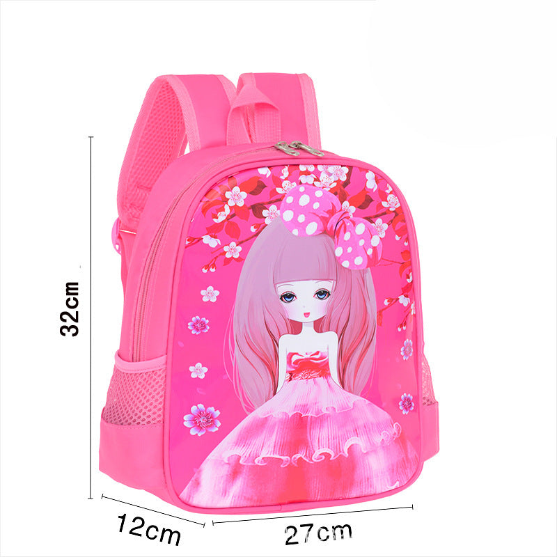 Children's Cartoon Cute Princess Series Korean Style Backpacks