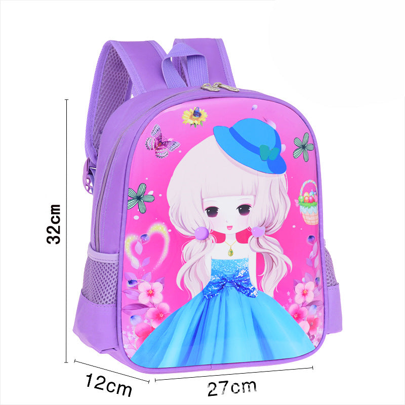 Children's Cartoon Cute Princess Series Korean Style Backpacks