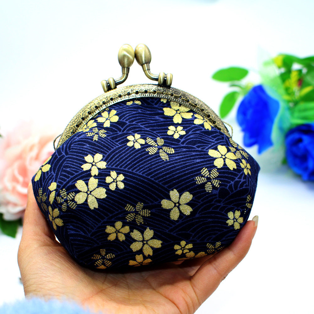 Women's Retro Style Fabric Handmade Small Coin Purses