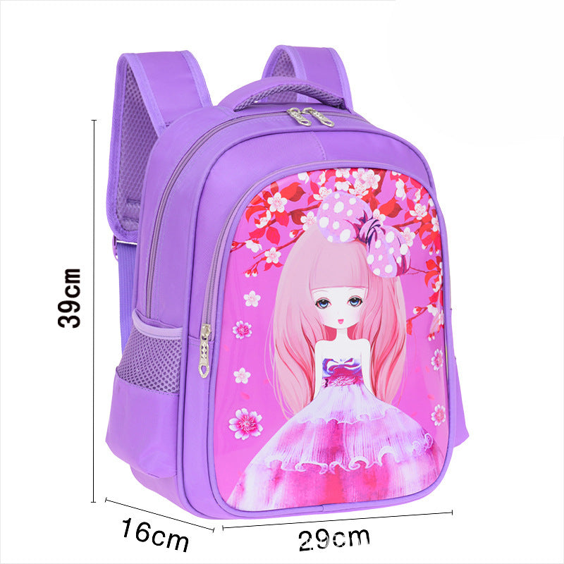 Children's Cartoon Cute Princess Series Korean Style Backpacks