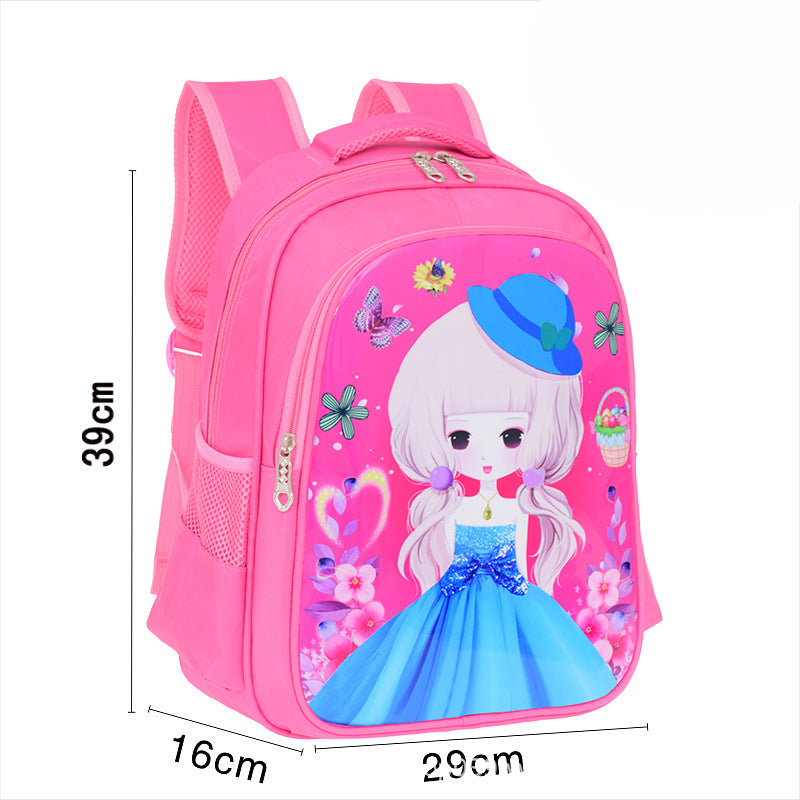 Children's Cartoon Cute Princess Series Korean Style Backpacks