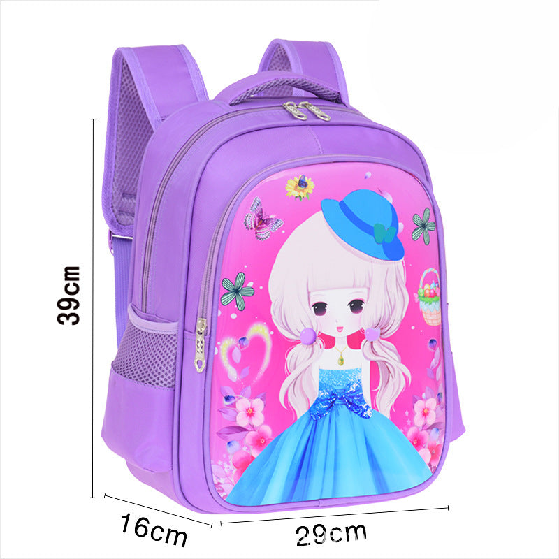 Children's Cartoon Cute Princess Series Korean Style Backpacks