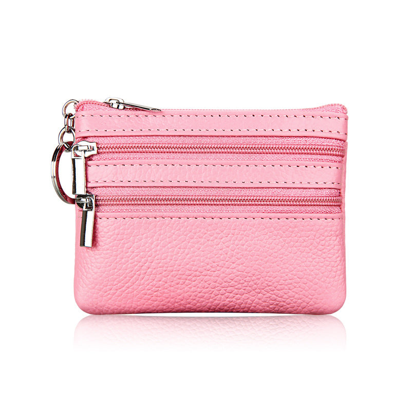 Cartoon Cute Genuine Leather Mini First Layer Purses