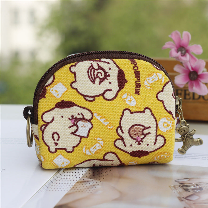 Women's Style Kaka Tribal Printing Change Storage Coin Purses