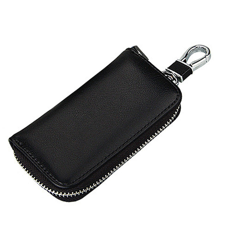 Men's Car Genuine Leather Business Multifunction Zipper Key Bags