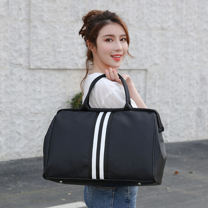 Women's & Men's & Korean Style Printed Letter Fitness Bags