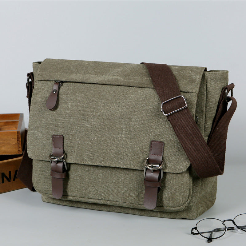 Men's High-density Canvas Retro Kit Neutral Eco Bags