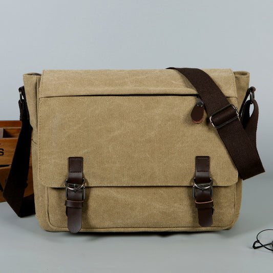 Men's High-density Canvas Retro Kit Neutral Eco Bags