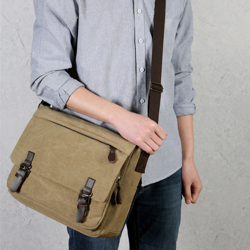 Men's High-density Canvas Retro Kit Neutral Eco Bags