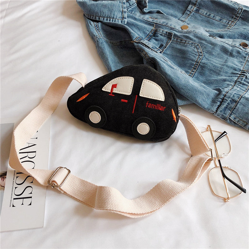 Children's Korean Style Cartoon Car Mini Fashion Children's Shoulder Bags