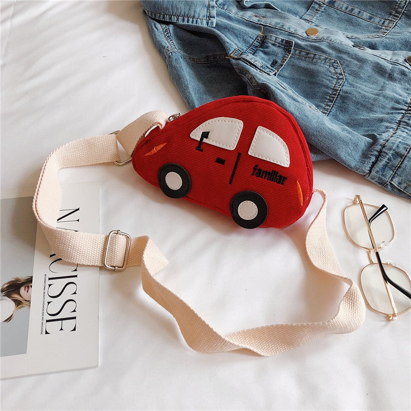 Children's Korean Style Cartoon Car Mini Fashion Children's Shoulder Bags