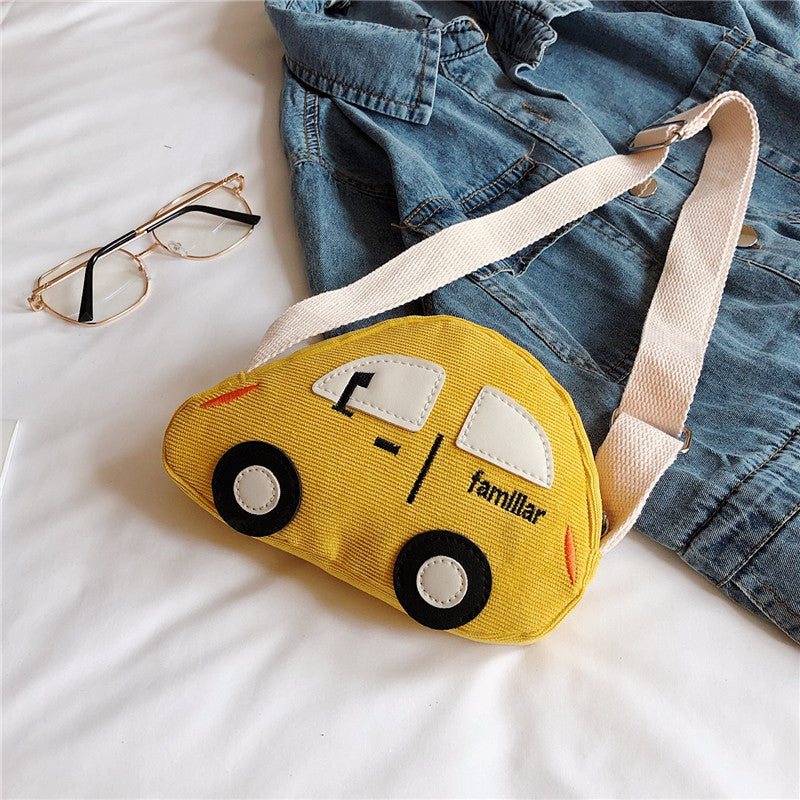 Children's Korean Style Cartoon Car Mini Fashion Children's Shoulder Bags