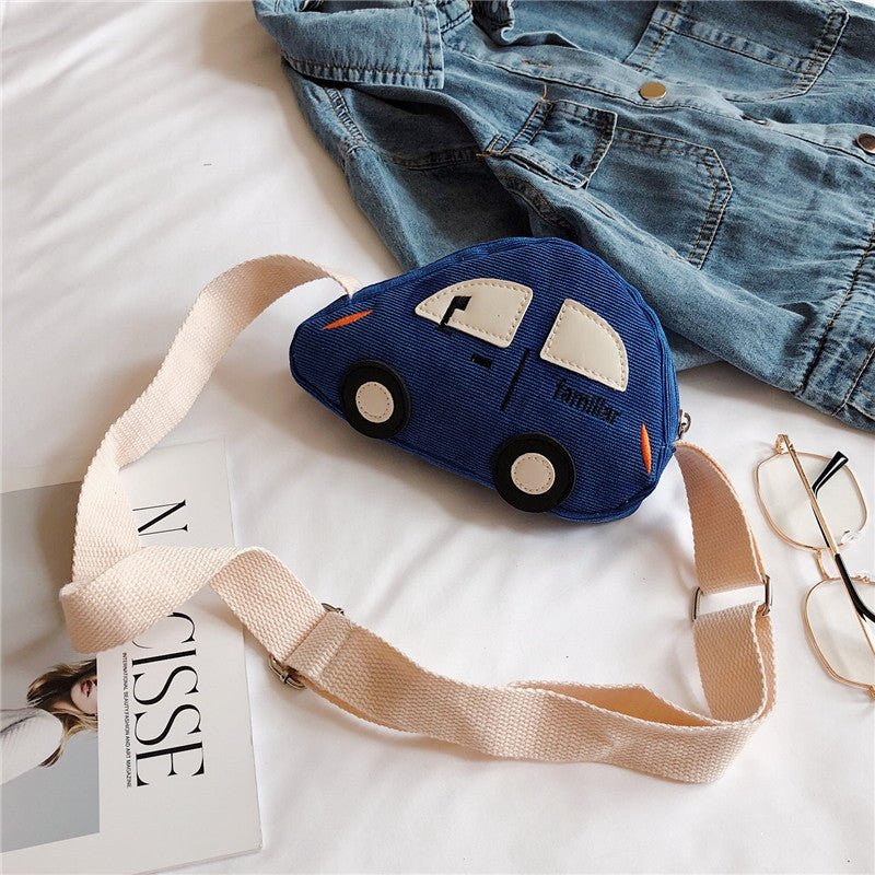 Children's Korean Style Cartoon Car Mini Fashion Children's Shoulder Bags