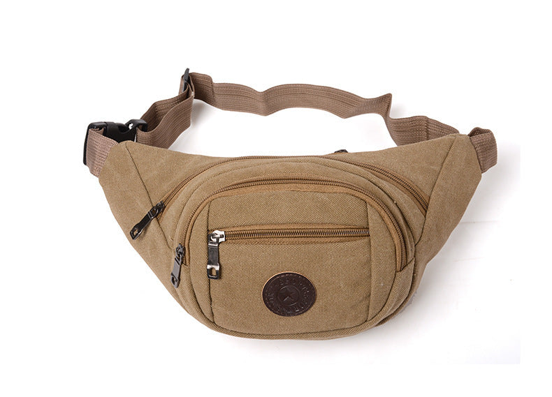 Men's Unique Canvas Riding Fashion Mobile Men's Waist Packs