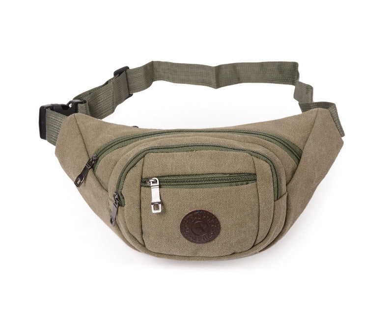 Men's Unique Canvas Riding Fashion Mobile Men's Waist Packs