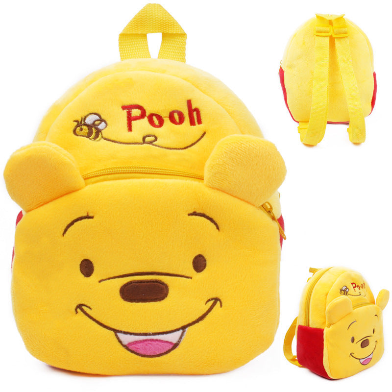 Children's Cute Plush Early Education Park Cartoon Kindergarten School Bags