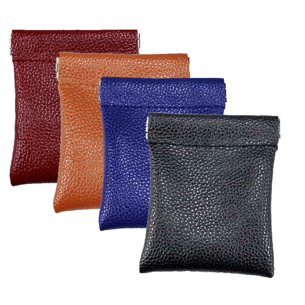 Women's & Men's & Earphone Small Storage Leather Coin Purses