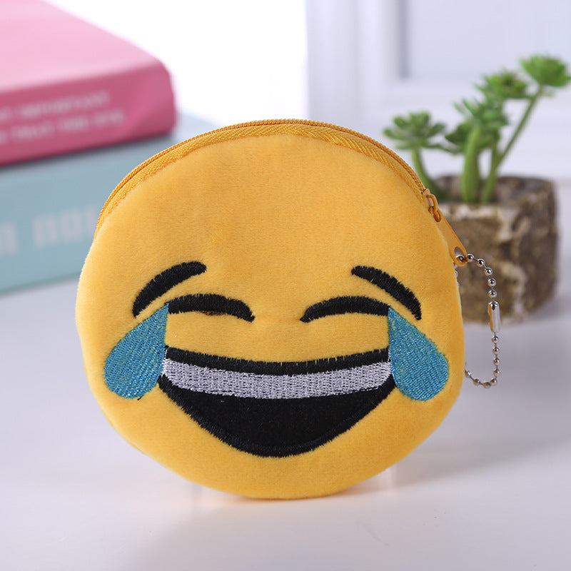 Cute Little Smiley Face Change Expression Ladies Wallets