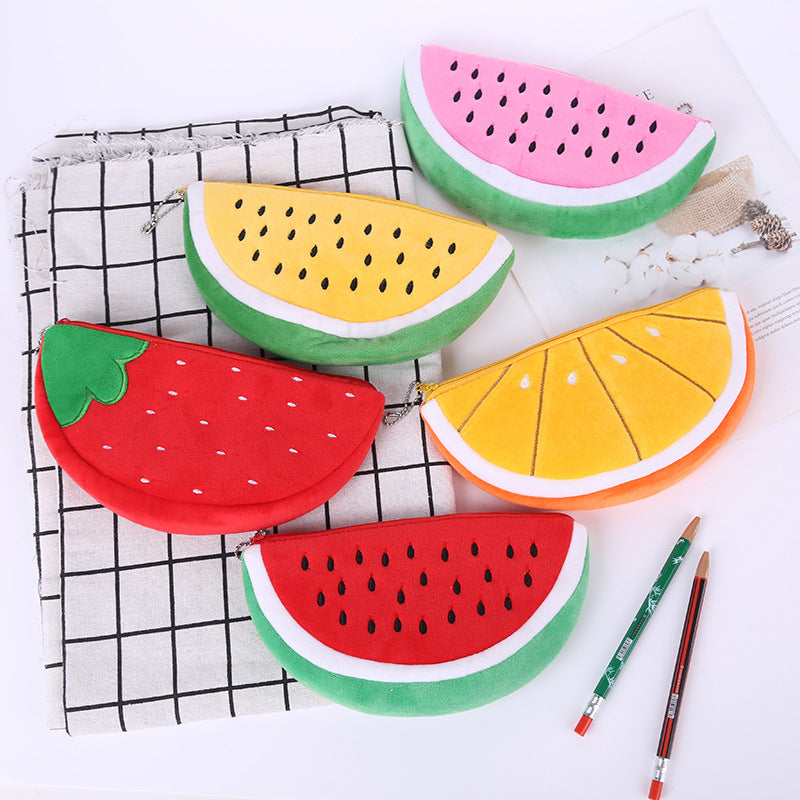 Fruit Pencil Large Mobile Creative Multifunctional Coin Purses