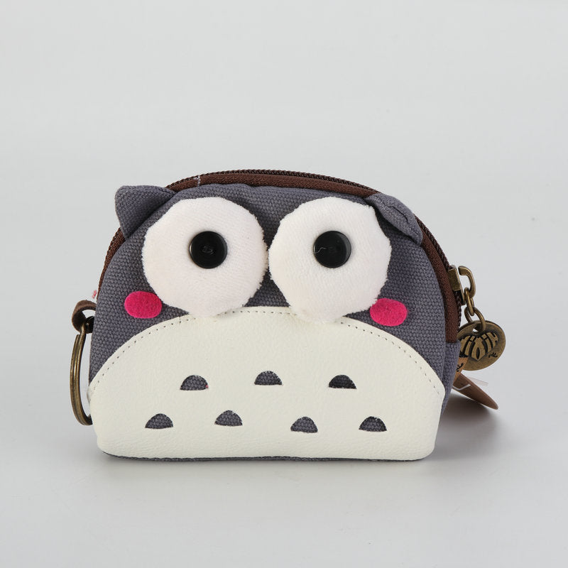 Women's Canvas Creative Shell-shaped Animal Cute Coin Purses