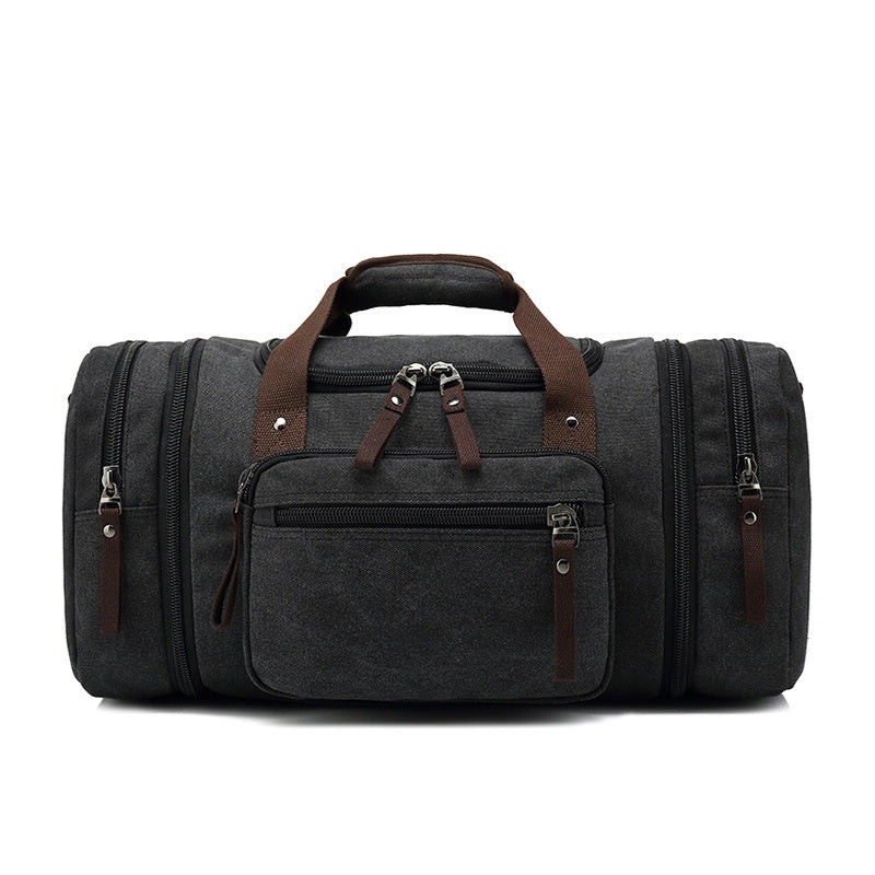 Fashion Portable Canvas Trendy Large Capacity Travel Bags