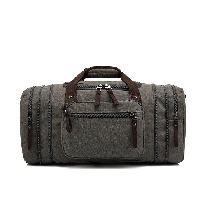 Fashion Portable Canvas Trendy Large Capacity Travel Bags