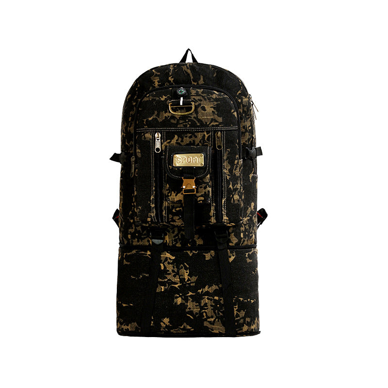 Multifunctional Canvas Camouflage Compass Large Small Backpacks