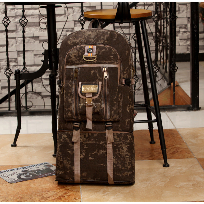 Multifunctional Canvas Camouflage Compass Large Small Backpacks